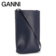 [End of Season Discount] Ganni Ladies Navy Blue Small Size Handbag Diagonal Bag Shoulder Bag A447768