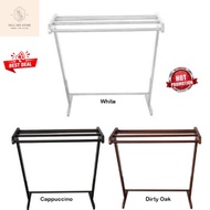 🔥SALE🔥 Ready Stock Rak Towel Towel Rack BBD Solid Wooden Towel Clothes Rack Stand SNN900