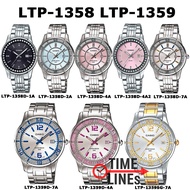 CASIO ของแท้ นาฬิกาผู้หญิง LTP-1358 LTP-1359 รับประกัน 1ปี LTP1358 LTP-1358D LTP1359 LTP1359D LTP-13