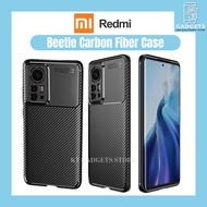 Redmi 13C 13 12c 10c 10 10A 9C 9A Beetle Carbon Fiber Phone Case