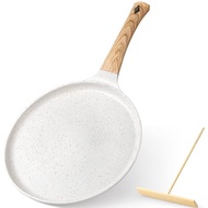 【winnereco】Non-Stick Frying Pan Skillet with Heat Resistant Handle Egg Pan Crepe Maker Pan for All S