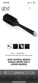 GHD 天然鬃毛圓梳 2 號 (35mm)
