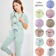 Medical Scrubs OKA/ Clothes PRIVE SERIES WOMEN'S Guard Clothes - PASTELS COLOUR Plus Size Set 2 Piec