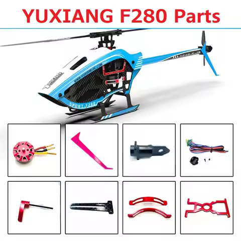 YUXIANG YU XIANG F280 6CH 3D RC Helicopter Spare Parts Accessories Blade Motor Servo Base Main Shaft