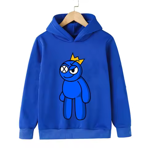 Kids Roblox Hoodie Spring Autumn Rainbow Friends Fans Gift Sweatshirt