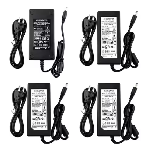 AC110-240V Power Adapter AC to DC 24V 12V 1A-6A Converter Transformer EU US AU UK Plugs for LED Stri