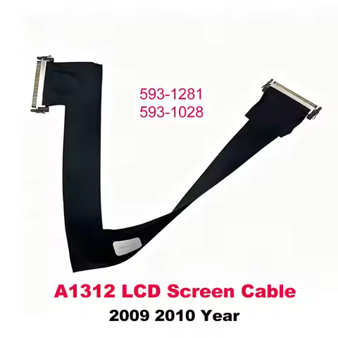 Original For iMac 27" A1312 LCD LVDs Display Screen Flex Cable 593-1281 A 593-1028 Late 2009 Mid 201