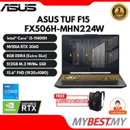 Asus Tuf Gaming F15 FX506H-MHN224W Gaming Laptop (i5-11400H/ 8GB 3200MHZ/ 512GB M.2/ RTX3060 6GB/ 15.6" FHD 144HZ/ W11)