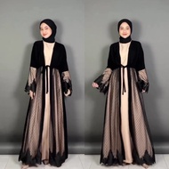 HITAM Black dress -Plain dress-Arabic dress-Arabic dress-turkey dress-Bottom dress