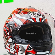 หมวกกันน็อค arai RX-7VRR5 งาน1:1 หมวกกันน็อค ลายไฟ หมวกกันน็อคขับบิ๊กไบค์ทำความเร็วสูง หมวกสีแดง ARA