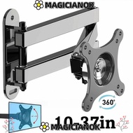 MAGICIANOK Computer Bracket, Wall Mount Extendable LCD Monitor Bracket, Universal Sturdy 10-37in Rot