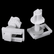 6.4 x 0.9cm Toilet Seat Hinge Bolts Replacement Screws Fixing Fitting Kit Repair Tool White Toilet Seat Screws Practical 1Pair