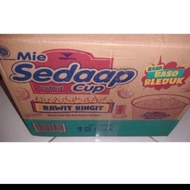 Mie Sedap Cup Rawit Bingit Baso Bleduk Instant Noodle 1 dus 