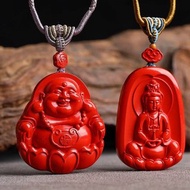 天然原礦硃砂精品紅砂佛 觀音吊墜 硃砂高含量95%以上