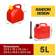 Petrol Storage Tank 5L/ 10L/ 20L Oil Tank Petrol Tank Motorcycle Car Jerry Can Petrol Tong Minyak Pe