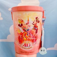 [現貨] 🇯🇵東京迪士尼樂園｜40週年爆米花桶💡可發光 附背帶 迪士尼40週年