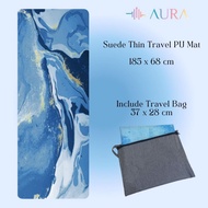 Aura - Suede PU Travel Yoga Mat