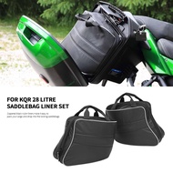 For Kawasaki Versys 1000 650 Ninja 1000 H2 SX For KQR 28L Hard Saddlebag Liner Set Saddle Bags Trave