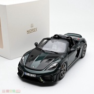 NOREV 1: 18 Porsche 718 spyder RS 2023 weissach pack Alloy Car Model