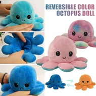 TIKTOK 20/30/40cm Reversible Octopus Doll Plush Toy Flip the Mood Plush Plush Toy Plush Toy Double-s
