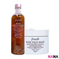 Fresh - 玫瑰深層保濕柔膚水/ 爽膚水 250ml + 玫瑰保濕面膜 100ml