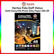 HP 3R/4R/5R Silky Doff Photo Paper - SUN Colourlife Silky Photo Paper 4R/5R (Supports epson/canon/Ph