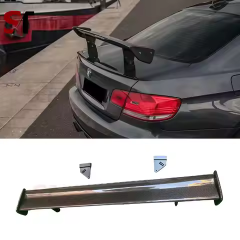 For BMW 1M M2 M3 E46 E82 E87 E90 E92 E93 F30 F10 M4 M5 M6 F80 F82 Revozport Style GTS spoiler Carbon