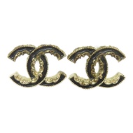 CHANEL 金屬Earrings耳環金色/黑色