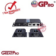 GPRO 1TO2 40M HDMI EXTENDER SPLITTER OVER CAT6