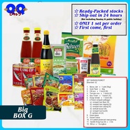 Big BOX G, Pack of Food Basket, Set Bakul Makanan, Barangan Runcit Asas, Grocery.