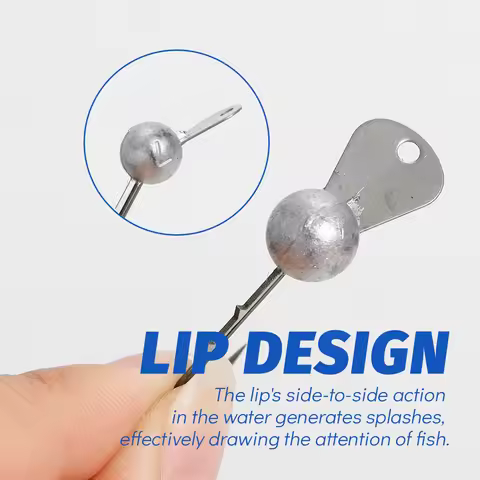 TOLU 2025 NEW Design Jig Head Hook With Metal Lip 3.5g/5g/7g/10g 10pcs/pack Enhanced Bait Action for