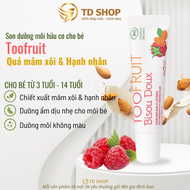 [NK Pháp] Son dưỡng môi hữu cơ cho bé từ 3 tuổi TOOFRUIT "Bisou Doux" lip balm for kids 10 ml - TD S