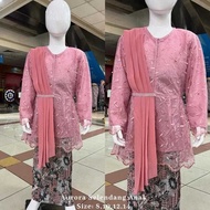 Kebaya Anak Perempuan TK SD Usia 6 7 8 9 10 11 Tahun Wisuda Sekolah Modern Brokat Tile Slayer