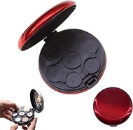 Bosjct Japanese Coin Organizer,Yen Coin Organizer,Coin Money Dispenser with Mirror,Case Space Saving