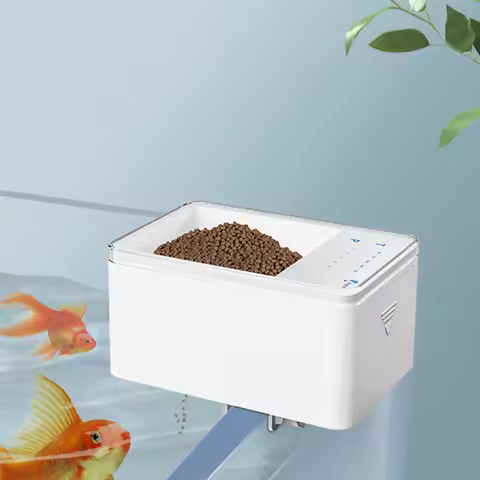 Small Fish Automatic Feeder Smart Fish Feeder Timing Quantitative Fish Tank Accessories Guppy Food D