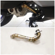 Front Pipe Connection For xmax300 Exhaust/xmax 300 stainless Front Pipe elbow Standard Exhaust Installation