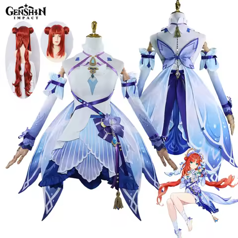 Genshin Impact Nilou Cosplay Costume Breeze of Sabaa Nilou Cosplay Costume Wig Halloween Carnival Pa