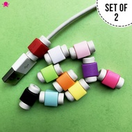 Coloured Cable Protector iPhone iPad iPod isaver (2pcs 1 pair)