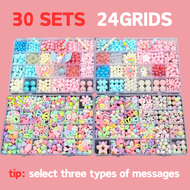24 grid diy beads Child DIY Bracelet Kit Complete Set For Kids Diy Bracelet Set DIY Beads Set