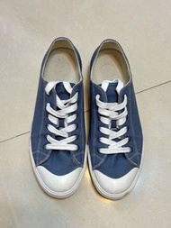 無印良品 MUJI 不易疲勞不易沾水帆布鞋 grey blue