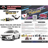REAR TRAILING ARM BUSH - HONDA CIVIC 2006-2015 FD SNA /TRO FB CRV SWA/CRV TOA 2007-2018 ODYSSEY RB1 
