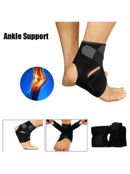 1 件運動護踝壓縮支架,帶矽膠防滑透氣,適用於籃球、跑步、徒步旅行、彈性足踝護具