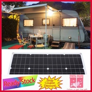 sunnyhousess Portable Solar Panel Kit - 250W Monocrystalline Starter with 10A Controller  Dual USB P