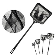 Wholesale Aquarium Square Fish Net 36 43 56 62cm Encryption Mesh Net Nylon Long ABS Handle Fishing A