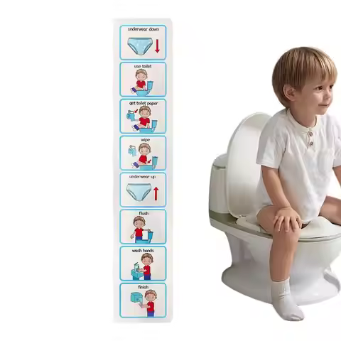 Toilet Training Chart Life Skills Toilet Training Visual Planner Teach Your Child To Use The Toilet 