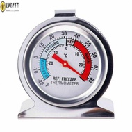 Compact Stainless Steel Thermometer for Fridge Freezer Instant Read No Batteries