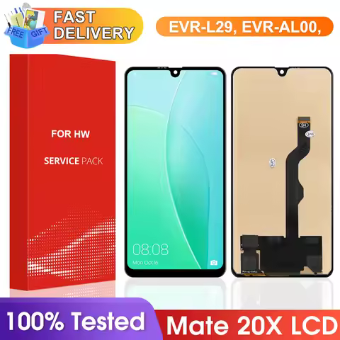 100% Tested Screen For Huawei Mate 20X EVR-L29 EVR-AL00 TL00 LCD Display Touch Screen Digitizer Asse