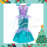 Angel Baby Kids Princess Ariel Mermaid Dress Costume Cosplay Dress