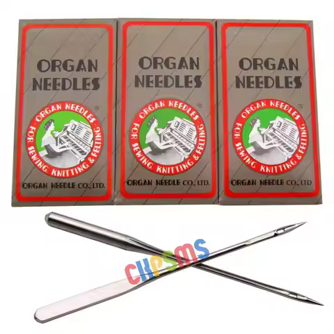 30 ORGAN Ball Point/Sharp Elastic Home Sewing Machine Flat Shank Needle HAX1SP for SINGER , Pfaff, B