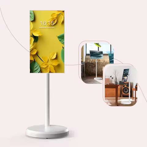 Smart Tv 21.5 27 32 Inch Smart Screen Touch Screen Portable Tv Movable Rechargeable Incell touch sma